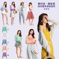 OtherMix薄款小外套女休闲百搭韩版宽松短款棒球服潮