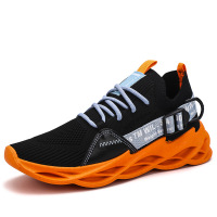 策霸港风男鞋夏季2020新款战士跑鞋抖音鞋子男潮鞋跑步鞋跨境飞织鞋子