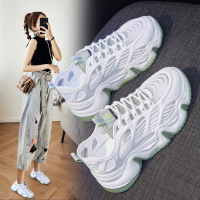 策恩公牛毛毛虫老爹鞋女ins潮2020夏新款韩版百搭ins运动鞋女学生透气网鞋