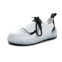 策霸钻形鞋女秋冬季2020新款平底休闲厚底小白鞋女时尚运动真皮女鞋潮