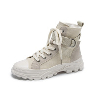 策恩公牛ins韩版马丁靴女2020秋季新款沙漠机车靴学生百搭短靴街拍靴子女