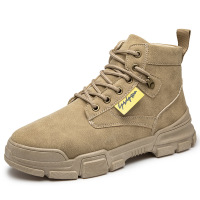 策恩公牛2020秋季新款男靴复古马丁靴男士韩版潮流高帮工装靴百搭靴子批发