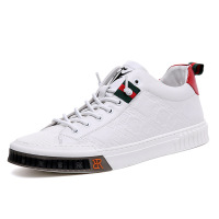 策霸2020板鞋新款休闲真皮男鞋低帮皮鞋男头层牛皮shoes men