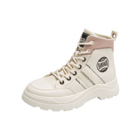 策恩公牛马丁靴女英伦风2020新款秋季韩版透气网红厚底黑色短靴单靴子