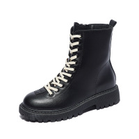 策恩公牛ins加绒马丁靴女英伦2020冬季新款百搭学生厚底保暖短靴女靴