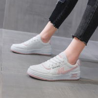 策霸小白鞋子女2021春季新款韩版百搭休闲学生鞋透气运动板鞋女