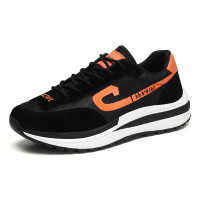 策霸拼色透气网布运动跑步鞋2021春季新款潮流ins休闲时尚低帮男鞋子