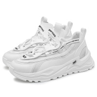 策霸2021春季新款厚底运动男鞋个性时尚潮流ins户外休闲系带老爹鞋子