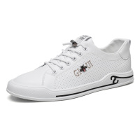 策霸2021新款春季潮流ins低帮小白板鞋休闲运动个性时尚超迁户外男鞋