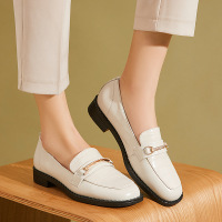 小皮鞋英伦风新款真皮平底软皮舒适单鞋复古工作鞋乐福鞋