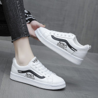 鞋子女2021春新款贝壳头原宿百搭韩版学生平底网红小白鞋板鞋