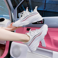 ins潮飞织女鞋2021夏季新款网面透气休闲运动跑步鞋子老爹鞋女G01