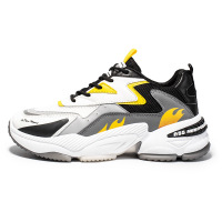 网红时尚个性男鞋2021新款低帮潮流运动鞋厚底增高休闲跑步鞋