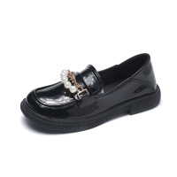 2021秋季新款玛丽珍女鞋珍珠淑女方头粗跟jk日系小皮鞋单鞋女