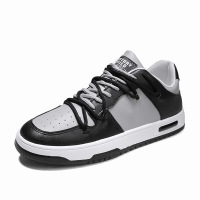 2021春秋新款低帮男士休闲运动鞋双系带透气潮流拼色男款