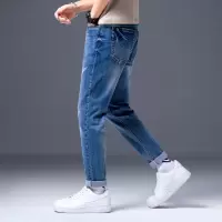 men jeans 直筒裤男 韩版 潮流青年牛仔裤男潮 弹力 厂家