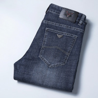 秋冬男装牛仔裤男直筒厚款商务高腰棉弹力品牌原单