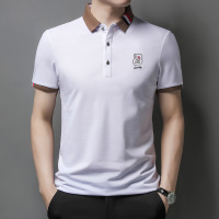 Ceen Bulled男式polo衫 短袖翻领纯色T恤商务休闲工作服装夏薄款刺绣印字logo