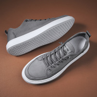 Ceba2022夏季新款圆头纯色冰丝雨伞布板鞋青年潮流时尚休闲运动