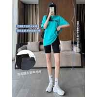 Ceba鲨鱼裤女外穿骑行打底短裤黑色收腹提臀夏季薄款五分芭比瑜伽裤子