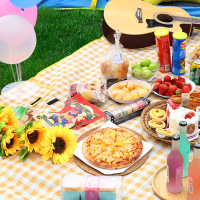 Ceba春游防潮垫野餐布户外便携防水草野炊地垫子郊游加厚ins风