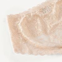 蜜桃臀内裤蕾丝3D冲压提臀内裤性感短裤日韩系网纱女士内裤