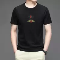 Ceba男士短袖2022夏季新款小蜜蜂印花青年韩版潮流时尚半袖T恤男