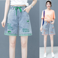 Jusen Shayu女童夏装裙裤2022新款韩版洋气儿童牛仔裤中大童夏季薄款短裤热卖