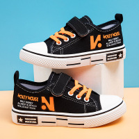 Jusen Shayu春夏网红新款中小学生帆布鞋宝宝韩版潮板鞋透气男女童软底运动鞋