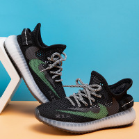 Jusen Shayu莆田椰子童鞋男孩爆米花儿童运动鞋女孩子满天星镂空网面飞织鞋子