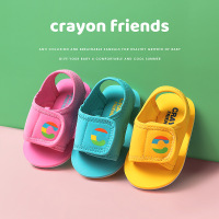 Jusen Shayu一岁宝宝凉鞋2女童婴儿鞋子夏季软底学步鞋男童幼儿魔术贴彩虹鞋