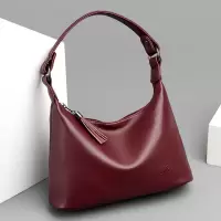 女包bags2022春夏新款韩版妈妈包质感软PU皮单肩腋下包中年斜挎包