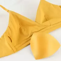 Three Sons法式三角杯棉小胸内衣女1OayhV