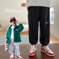 JusenShayu童装童裤2022秋季韩版儿童宽松运动裤男童束脚裤宝宝