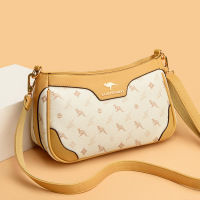 Three Sons包包女包新款2022时尚女士妈妈包斜挎包印花撞色单肩