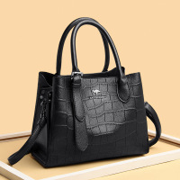 Three Sons包包2022新款女包印花中年女士手提包女大容量斜挎包