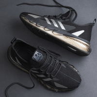Ceba运动鞋男2022年新款男士跑步运动鞋提花布透气气垫椰子鞋男