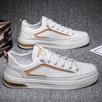 Ceba小白鞋男2022新款秋季透气薄款休闲运动板鞋青少年皮面男士