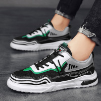 Ceba百搭网红男鞋2022秋季透气舒适休闲板鞋韩版学院风网布低帮