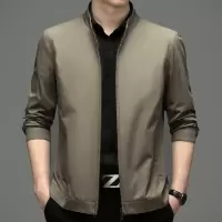 2022春秋男装商务潮流夹克外套男式上衣新款立领