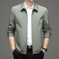 2022春秋新款夹克外套简约男式潮流翻领上衣