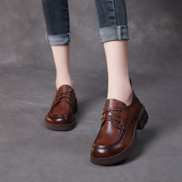 厚底女鞋小皮鞋女2022春秋新款英1Okgso