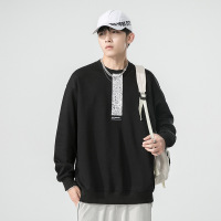 Brookings2022春秋新款男式卫衣韩版潮牌ins腰果花套头圆领宽松