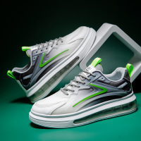 Ceba秋季男鞋2022新款网布透气休闲气垫底运动鞋时尚百搭潮板鞋