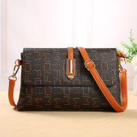 Lonny 女士包包新款时尚印花小方包韩版大容量女包单肩斜挎包