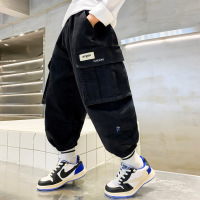 Three Sons童装男童裤子春秋款2022新款中大童休闲裤洋气儿童工