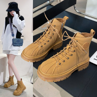 Ceen Bulledins马丁靴女潮2022秋季新款英伦厚底短靴女网红机车