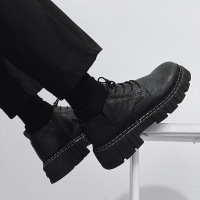 Ceen Bulled马丁靴英伦风高帮皮靴潮流港风2022秋冬新款靴子男靴