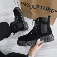 Ceen Bulled马丁靴英伦风高帮皮靴潮流港风2022秋冬新款靴子男靴