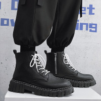 Ceen Bulled马丁靴英伦风高帮皮靴潮流港风复古2022秋冬新款靴子